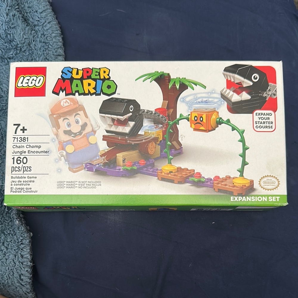 Lego Red and Green Building Set with Chain Chomp